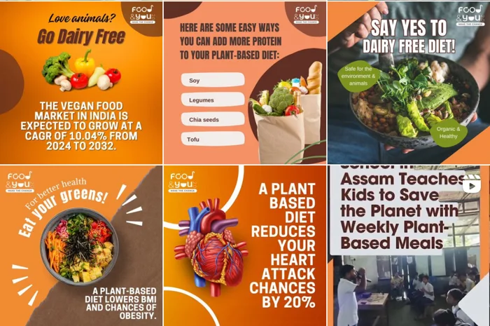 Go dairy-free: Social campaign