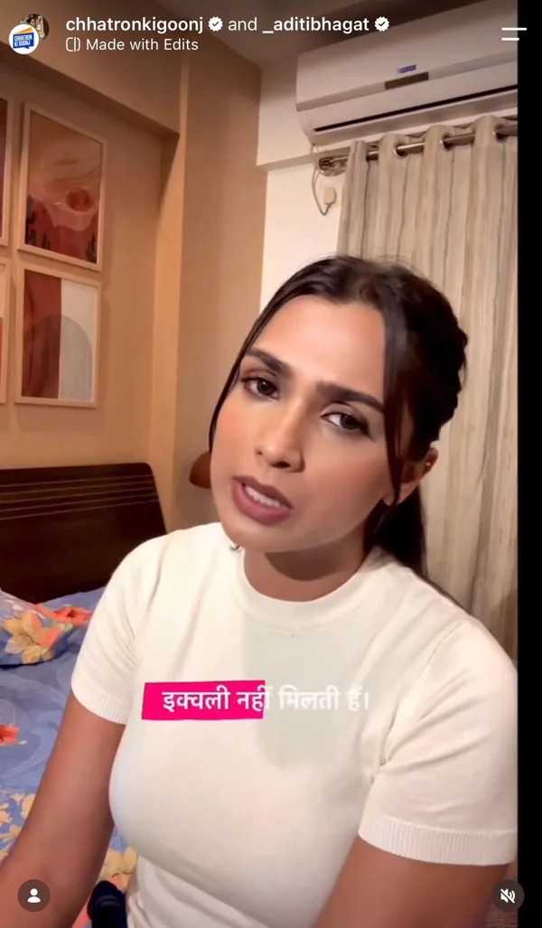 @_aditibhagat, creator collaboration reel